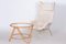Mid-Century Laminate Wing Chair attributed to Miroslav Navratil, Czechia, 1950s 7