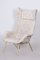 Mid-Century Laminate Wing Chair attributed to Miroslav Navratil, Czechia, 1950s 6
