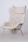 Mid-Century Laminate Wing Chair attributed to Miroslav Navratil, Czechia, 1950s, Image 1
