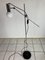 Lámpara de pie de cromo al estilo de Gino Sarfatti, años 70, Imagen 4