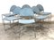 Vintage Italian Desk Chairs in Sky Blue from Bonomia, 1970s, Set of 6, Image 7