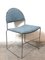 Vintage Italian Desk Chairs in Sky Blue from Bonomia, 1970s, Set of 6 1