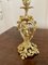 Antique French Victorian Ornate Gilded Candlesticks, 1860, Set of 2, Image 4