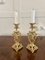 Antique French Victorian Ornate Gilded Candlesticks, 1860, Set of 2 6
