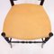 Vintage Chiavari Chairs with Leather Seats, 1950, Set of 2, Image 5