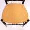 Vintage Chiavari Chairs with Leather Seats, 1950, Set of 2, Image 2
