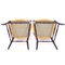 Vintage Chiavari Chairs with Leather Seats, 1950, Set of 2, Image 3