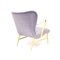 Swedish Modern Curved Easy Chair, 1940s, Image 6