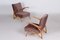 Czech Art Deco Beech Armchairs by Jindrich Halabala, 1930s, Set of 2 6