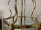 Large Neoclassical Style Lantern in Brass and Glass 7