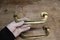 Mid-Century Handles in Brass, 1950s, Set of 2, Image 4