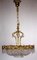 Brass & Lead Crystal Chandelier from Schröder and Co., 1960s, Image 7