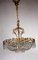Brass & Lead Crystal Chandelier from Schröder and Co., 1960s, Image 11