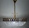 Brass & Lead Crystal Chandelier from Palwa, 1970s, Image 10