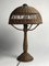 Art Deco Rattan and Wicker Mushroom Table Lamp, 1930s, Image 2