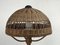 Art Deco Rattan and Wicker Mushroom Table Lamp, 1930s 9