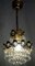 Lámpara de araña Bodenmais de latón y cristal de plomo de Joska, años 70, Imagen 10