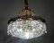 Brass & Lead Crystal Chandelier from Schröder and Co., 1960s, Image 11