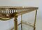Mid-Century Italian Modern Brass and Glass Tray Bar Cart from MB, 1970s 5