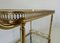 Mid-Century Italian Modern Brass and Glass Tray Bar Cart from MB, 1970s, Image 5