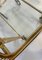 Mid-Century Italian Modern Brass and Glass Tray Bar Cart from MB, 1970s, Image 7