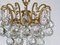 Brass & Lead Crystal Chandelier from Schröder and Co., 1970s 3