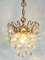 Brass & Lead Crystal Chandelier from Schröder and Co., 1970s 8