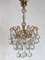 Brass & Lead Crystal Chandelier from Schröder and Co., 1970s, Image 4