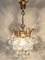 Brass & Lead Crystal Chandelier from Schröder and Co., 1970s 7