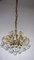 Brass & Lead Crystal Chandelier from Schröder and Co., 1970s 5