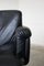 Girsberger Euro Chair aus schwarzem Leder von Hans Eichenberger 6