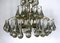 Brass & Murano Glass Chandelier attributed to Christoph Palme, 1970s, Image 3