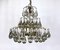 Brass & Murano Glass Chandelier attributed to Christoph Palme, 1970s 1