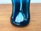 Vintage Danish Blue Glass Kluk Kluk Bottle from Holmegaard, 1970s, Image 12