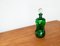 Grüne dänische Vintage Kluk Kluk Flasche aus Glas von Holmegaard, 1970er 5