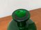 Grüne dänische Vintage Kluk Kluk Flasche aus Glas von Holmegaard, 1970er 7