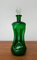 Vintage Danish Green Glass Kluk Kluk Bottle from Holmegaard, 1970s 6