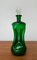 Vintage Danish Green Glass Kluk Kluk Bottle from Holmegaard, 1970s, Image 6