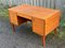 Mid-Century Danish Teak Desk with Drawers and Key, 1960s, Image 6