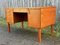 Mid-Century Danish Teak Desk with Drawers and Key, 1960s, Image 5