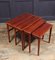 Mid-Century Danish Rosewood Nest of Tables, 1960s, Set of 3 8