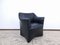 Black Leather Armchair by Mario Bellini for Cassina 12