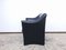 Black Leather Armchair by Mario Bellini for Cassina 6