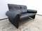 Dark Blue Leather Sofa from de Sede, Image 5