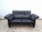 Dark Blue Leather Sofa from de Sede 11