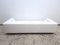 White Leather Poggiolungo Sofa with Stool from Flexform, Set of 2, Image 5