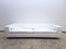 White Leather Poggiolungo Sofa with Stool from Flexform, Set of 2, Image 6