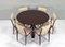 T69 Dining Set attributed to Osvaldo Borsani & Eugenio Gerli for Tecno, Italy, 1960s, Set of 7, Image 3