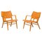 AX 6060 Chairs attributed to Peter Hvidt & Molgaard-Nielsen for Fritz Hansen, 1950s, Set of 2 1