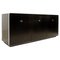 Mid-Century Modern Black and Chrome Sideboard, 1970s 1